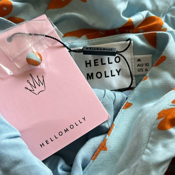 Hello Molly Leave Me Loving You midi dress blue - Picture 2 of 4